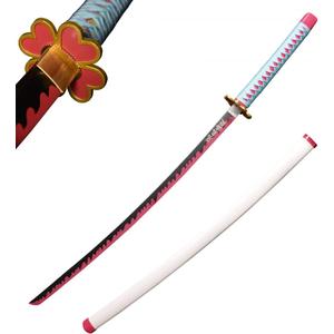 Sword Valley Demon Series Anime Sword - Slayers Katana40.9" LengthAnime Original Texture Carbon Steel Blade Carving SymbolNon-Slip Gripfor Cosplay & Display