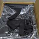 Stadium Seats for Bleachers with Back Support, Bleacher Chairs with Back and Cushion Bleacher Seats Portable Stadium Seats Thick Padded Folding Chair Comfort for Sports Events Black