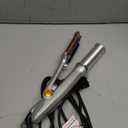 2 in1 Hair Curler Straightener Rotating Iron, Curling Iron Wand for Hair Curling and Straightening, Dry and Wet Styling Tool, Travel for Girls Women (Gold1)