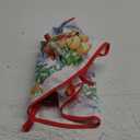 Christmas Tree Skirt, with Christmas Tree Topper 35.4 inches Cable Knitted Xmas Christmas Tree Decorations with Reindeer, New Year Party and Home Christmas Decorations