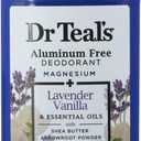 Dr Teals Deodorant Lavender Vanilla 2.65 Ounce Aluminum-Free (Pack of 2)