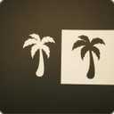 2 x 4" inch Palm Tree Style Design Reusable Mylar Cutout Stencil Sign Art Craft DIY Supplies by CharmingSS LZ-4in-1083