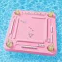 Floating Mahjong Table for Pool - Applicable to Party, Indoor, Beach, Pink, General