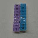 EZY DOSE Weekly (14-Day) Pill Organizer, Vitamin and Medicine Box, Large Snap Compartments, Easy-To-Open, BPA Free, Blue and Purple