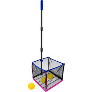 TNZMART Adjustable Pickleball Retriever Portable Pickle Balls Picker Multifunction Ball Collector for Picking and Storage (Blue) TNZMART Adjustable Pickleball Retriever Portable Pickle Balls Picker Multifunction Ball Collector for Picking and Storage (Blue)