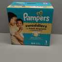 Pampers Swaddlers Diapers, Size 1 (8-14 lbs), 164 Count, Absorbent, Keeps Baby Dry and Comfortable, Skin Safe Disposable Baby Diaper