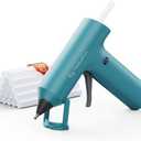 Tilswall Cordless Hot Glue Gun, Fast Preheating, Glue Gun and Sticks Set with 2Ah USB-C Rechargeable, High Temp Compact Size Ideal for Crafts, DIY Making, Repairs Blue