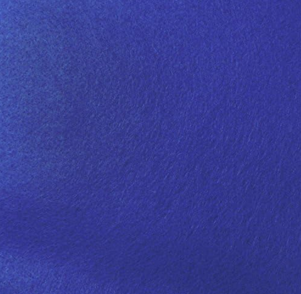 Royal Blue Soft Felt Fabric Sheet, 18" x 36", 1.6mm Thick - Premium Craft Felt for Sewing, DIY Projects, Embroidery, Decoration - Durable & Fade Resistant