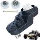 Power Wheels 24V DC RS555 40000RPM High Speed Torque Electric Drive Motor Gearbox Upgrade for Big Kids Ride on Toys Replacement Parts for Ford f150/Dune Racer/Pink RZR/Disney High 18V&20V