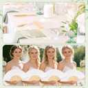 FCKLVMC 100 Pcs Fans for Wedding Guests, Paper Folding Hand Wedding Fans Bulk for DIY Crafts Wedding Party Gifts Photography Props