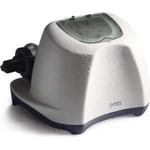 Intex Krystal Clear Saltwater Pool Chlorine System for Above Ground Pools up to 15,000 Gallons, Pool Cleaner with Automatic Timer and Self Cleaning