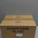 Elegant Square Wine Glasses Set of 12, All Purpose Red Wine Glasses for Birthday, Wedding, Party - 9.5 oz, Clear