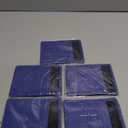 Gowraps Luggage Handle Wrap 5 Pack-Leather Luggage Handle Wraps for Suitcase/Handbag/Duffel Bag/Car Bright Luggage Identfier/Handle Covers/Grips Luggage Accessories for Travel 3.0 (Blue)