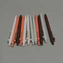 uniball Zento Liquid Gel Ink Retractable Pens, Medium Point (0.7mm), Boho Barrels, Black Ink, Dozen