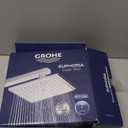 Grohe 27705000 Euphoria Cube Rain Shower Head, 2.5 GPM, Starlight Chrome