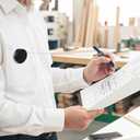 2Pcs Retractable Pull Pen Pencil Holder 24'' Universal Lanyard Retractable Pencil Pull with Belt Clip and Key Ring for Carpenters Nurses Workers