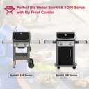 69866 Grill Warming Rack for Weber Spirit 200 Series & GS4 Spirit II 200 Series Fits Spirit E-210 S-210 E-220 S-220 with Front Controls Replacement for Weber 67026 7640 Stainless Steel Grill Top Rack