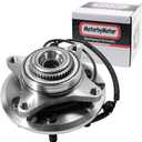 MotorbyMotor 515169 (4WD) Front Wheel Bearing and Hub Assembly with ABS 6 Lugs Fits for 2015-2017 Ford F-150 (2.7L 3.5L 5.0L Engines) Heavy Duty Low-Runout OE Directly Replacement Hub Bearing 