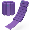 Sportneer Wrist & Ankle Weights for Women Men - 1 Pair (1 lb/2 lb Each) | Adjustable Weighted Bracelet Silicone Bangles for Yoga, Dance, Pilates, Cardio, Aerobics, Gym, Pool Exercises and Jogging (Blue Aura)