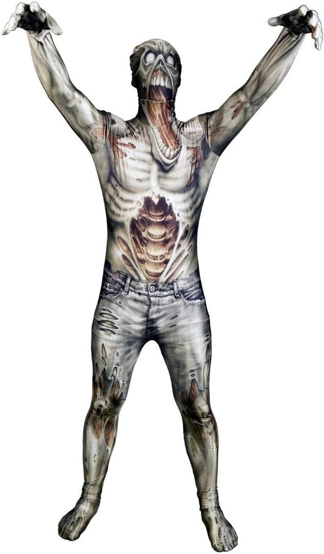 Morphsuits mens Monster the Zombie Skinsuit (XX-Large)