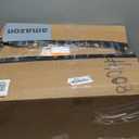 DWR Luxury King Down Feather Fibers Comforter, Ultra-Soft Cotton Blend Fabric, Medium Weight for All Season Hotel Style Fluffy Duvet Insert with Ties (106x90 Inches, White)