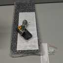 Zgrmbo 16-inch Digital Wall Clock with Remote Control, Large Display Digital Clock with Date, Indoor Temp, Week, 12/24H, Auto Dimming, A Wall Clock Suitable for Living Room, Warehouse, Shop, Gym (Green)