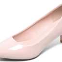 Stunner Women's Classic Fashion Pointed Toe Low Heel Dress Pumps Shoes (8.5)