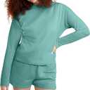 Hanes Originals Women's Fleece Sweatshirt, Midweight Sweatshirt for Women, Placed Flowers (XX-Large)