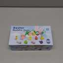 Non Candy Easter Egg Fillers Stuffers for Kids 24 PCS, Easter Mochi Squishy Fidget Toys Gifts Basket Essentials for Toddler, Mini Party Favors Supplies Prizes Goodie Treat Bag Trinkets for Boys Girls