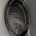 13 Roaster Pan with Lid and Rack, Small Enamel Roaster Pan with Oval Roasting Rack, Granite Baking Pot for Chicken Turkey Lamb, Heat Resistant, Oven/Dishwasher/All Stovestops Compatible