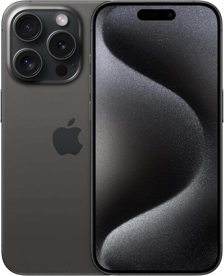 Apple iPhone  15 Pro, 256GB, Black Titanium - Unlocked