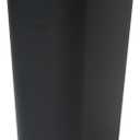 Winco Waste Basket for Home and Office, 10 Gallon, Black