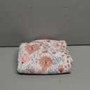 Rquite Car Seat Cover Baby, Carseat Covers Baby Girl, Minky Infant Car Seat Cover Winter, Peekaboo Opening Car Seat Canopy, Multi-use Baby Carrier, Stroller, Nursing Cover, Minky Blanket, Pink Flower