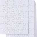 Juvale 48 Sheets Blank Puzzles to Draw On Bulk  6x8 inch Make Your Own Jigsaw Puzzle for Kids Crafts Projects (28 Pieces Each)