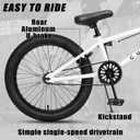 cubsala Freestyle BMX Bike, 18 20 Inch Kids Bicycle for 5-13 Years Old Kids and Beginner Level Rider, Multiple Colors