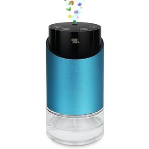 Waterless Essential Oil Diffuser Aromatherapy Scent Diffusers for Home Large Room, Bedroom, Car, Office, Battery Operated Mini Portable Air Freshener, 3 Countdown Timers & 3 Mist Levels