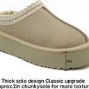 Women's Slippers Platform Mini Boots Short Ankle Boot,Fur Fleece Lined Platform Boots Anti-Slip Snow Slippers For Outdoor (9, Beige)