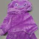 Dog Hoodie with Bear Ears Fleece Dog Sweater for Small Dogs French Bulldog Clothes Puppy Costume for Small Dogs XS Winter Clothes Cozy Pet Fleece for Cats (Medium, Purple)