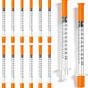 1mL Precision Liquid Dispenser, 29G 1/2" Size, 100-Count Individually Sealed for Laboratory Research, Industrial Glue, and Ink Refilling