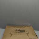 Sunhoo Elevated Cat Bed Foldable Raised Pet Hammock Self-Supporting Puppy Lounger with Off Floor Metal Frame Washable Cover for Small Dog Kitten Indoor Use 25.2x15.75x7.48 inGrey