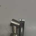 Shower Head Holder All Metal Handheld Shower Wand Bracket Adhesive Shower Wall Mount Holder Brass Shower Spray Holder Brushed Nickel, Drill Free Glue Installation