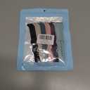 6 Pack Floral Engraved Silicone Bands Compatible for Apple Watch Band 38mm 40mm 41mm 42mm 44mm 45mm 46mm 49mm Women,Flower Sport Straps for iWatch Series 10 9 8 se Ultra 7 6 5 4 3 2