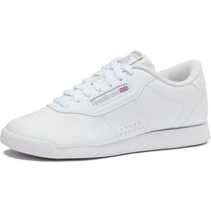 Reebok Princess Sneakers for Women, Comfortable Walking or Tennis Womens Shoes (9 Wide, Us-white)