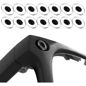 Seltureone 14 Pcs for Meta Glasses Light Cover Compatible with Ray-Ban Meta Wayfarer Gen 2/ Wayfarer/ Oakley Meta HSTN/ Skyler/ Headliner Smart Glasses Accessories Blackout LED Light Blocking