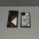 LUMARKE for iPhone 15 Plus Case Cute,Aesthetic Vintage Wildflower Leaf Hard Shell,Compatible with Magsafe,Trendy Unique Cool Retro Floral Protective Slim Silicone Phone Cover for Women Girls (Elegant Leaf Veins)