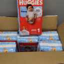 Huggies Size 1 Diapers, Little Snugglers Diapers, Size 1 (8-14 lbs), 198 Count (6 Packs of 33) 