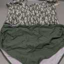 Summer Mae Maternity High Waist Bikini Swimsuit Two Piece Ruffled Hem Cute Bathing Suit Floral Pregnancy Swimwear (XX-Large, Garden Veil Bliss)