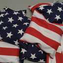 SPORT BEATS Cornhole Bags Set of 8 Regulation Weight & Size Includes Carry Case (Stars & Stripes)