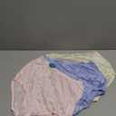 Vanity Fair Women's Underwear Perfectly Yours Traditional Cotton Brief Panties (6, Nylon - Pink/Blue/Candleglow)