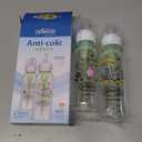 Dr. Brown's Natural Flow Anti-Colic Options+ Narrow Baby Bottle, Goat and Squirrel, 8 oz/250 mL, with Level 1 Slow Flow Nipple, BPA Free, 0m+, 2-Pack